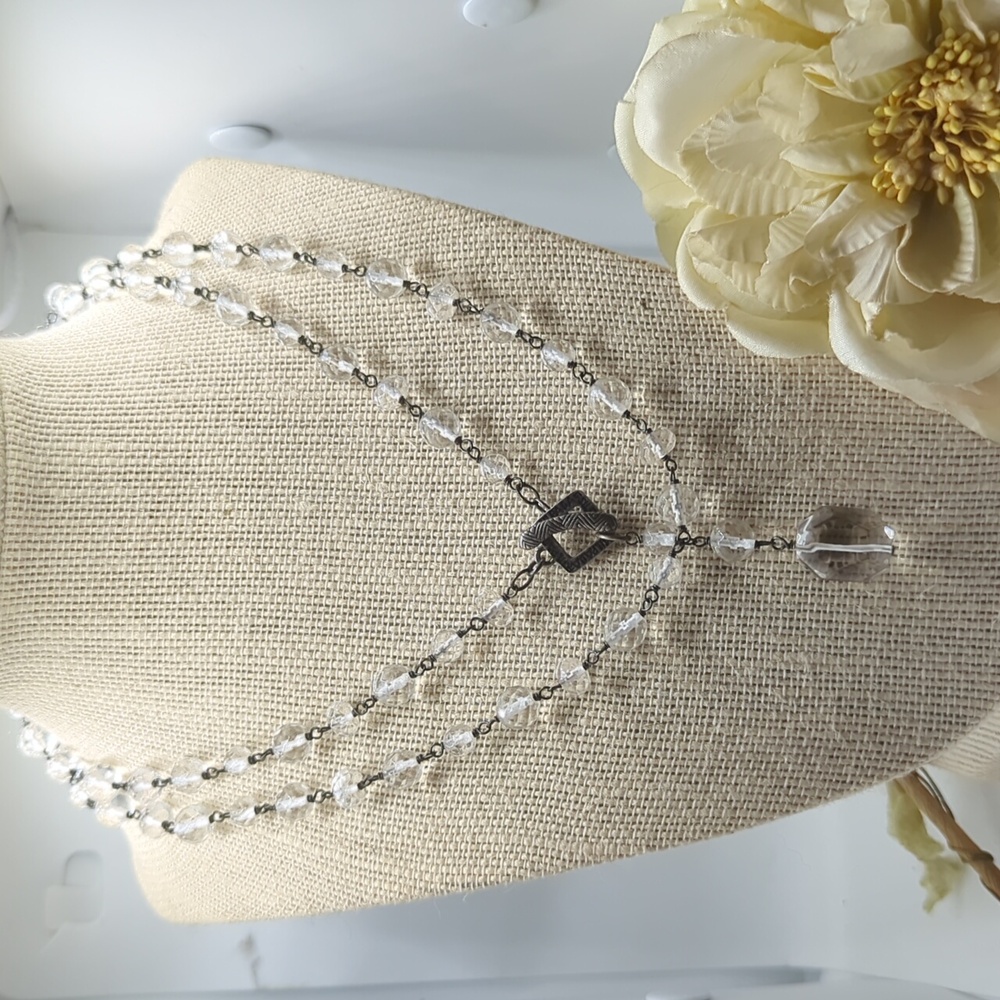 💎Silpada Long Crystal Necklace